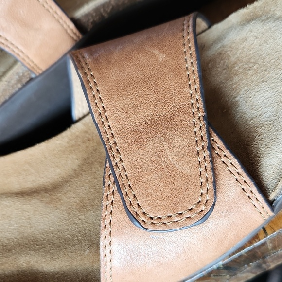 Comfortiva Pillowtop Wedge Sandals dz 10 M Tan - Picture 15 of 16